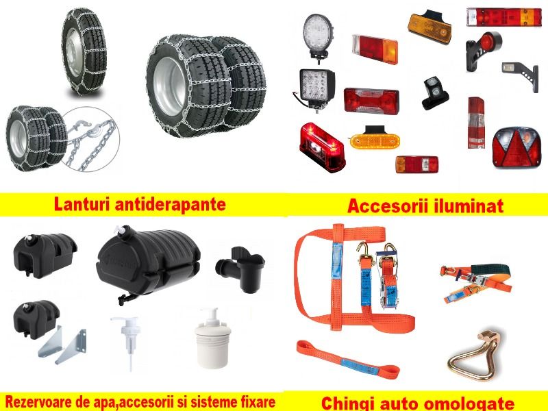 Aparatori noroi si diverse accesorii necesare autoutilitarelor