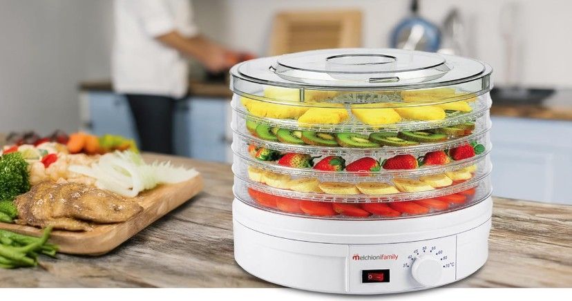 Uscator electric alimente 5 tavi, 250W, temperatura reglabila | 303516
