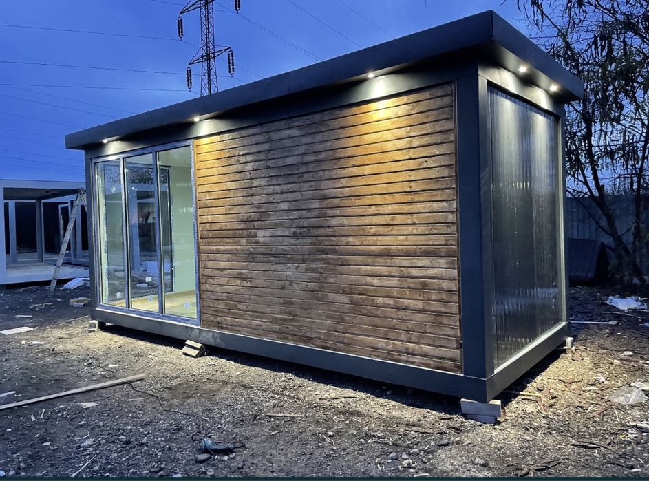 Vand container 6x2,4  Lambriu vitrina STOC!