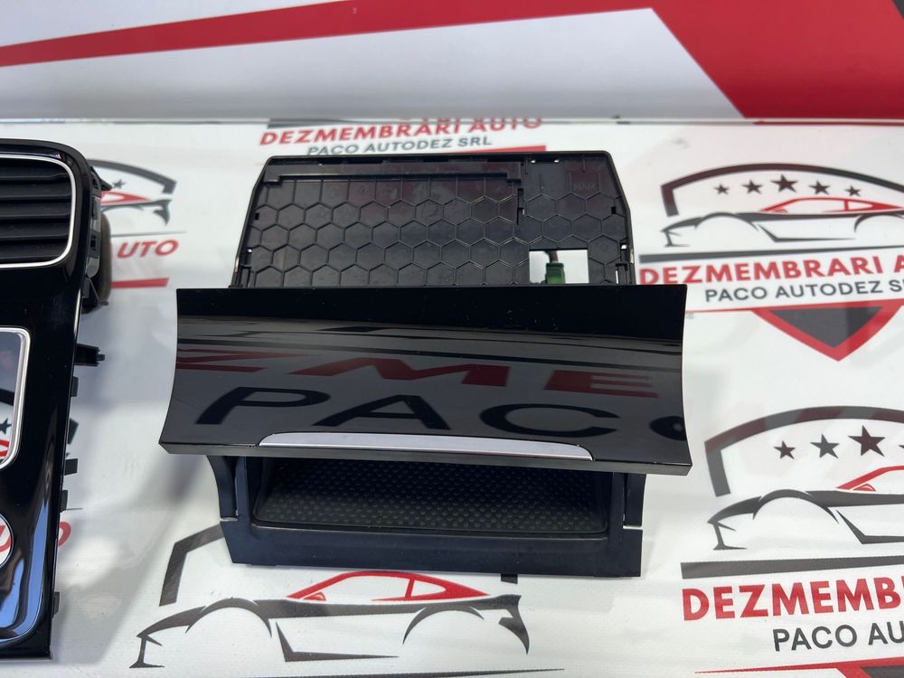Set/Kit Trimuri/Grila Ventatie Bord Negru Lucios Vw Golf 7