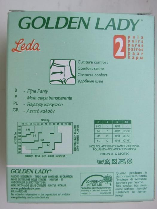 4 buc ciorapi dresuri strampi Golden Lady 20 D LEDA/MARA nr. 3 4 5