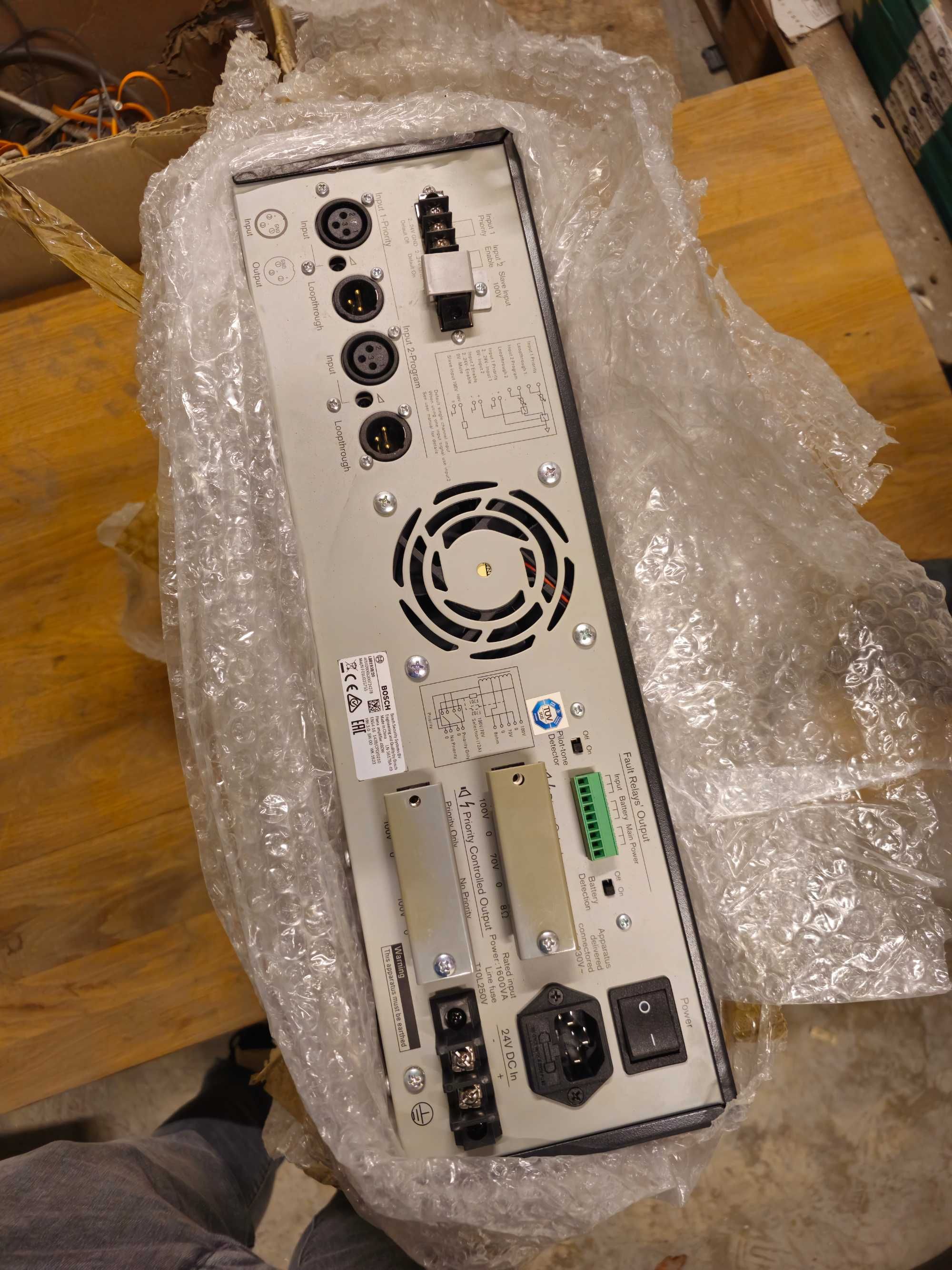 Усилвател Bosch Plena PA LBB1938/20 - 1x480W