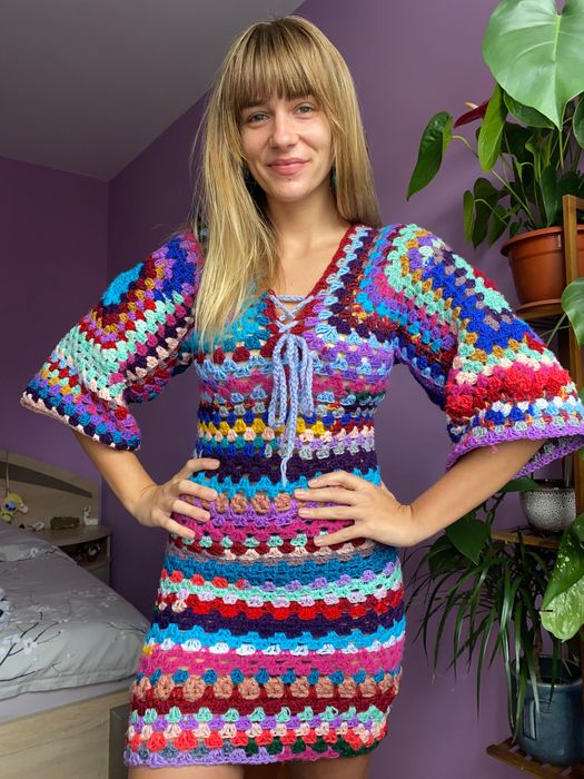 Rochie crosetata