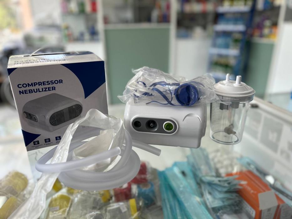 Компрессорный небулайзер с отсосом