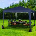 Cort pavilion de gradina pliabil 3x3m albastru Nou Sigilat