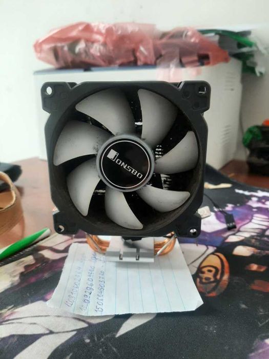 Башенный кулер Jonsbo (2 медные трубки) — Тихий и компактный