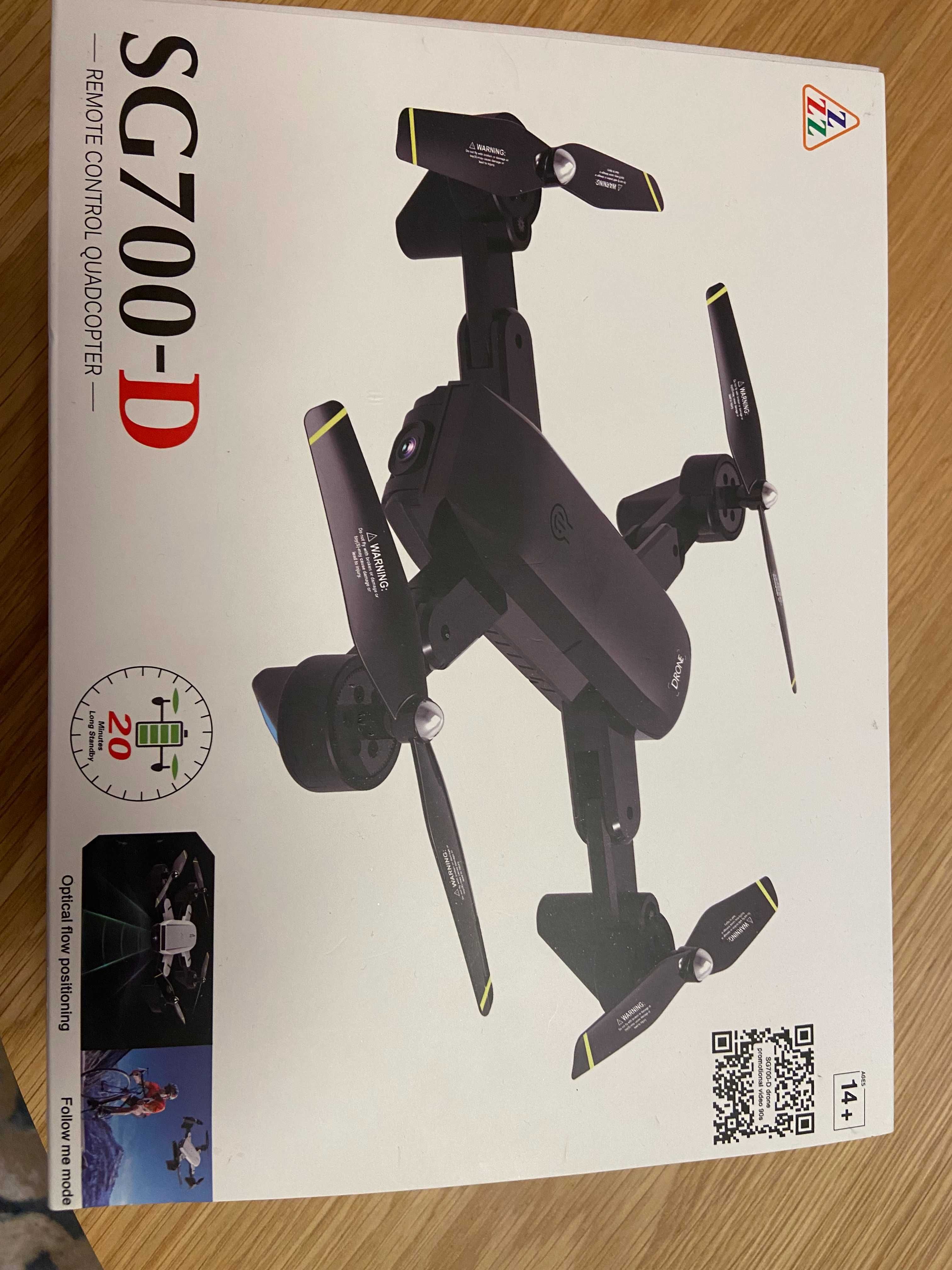 Дрон Xmart SG700D, 1080p, FPV, Сгъваем, Черен