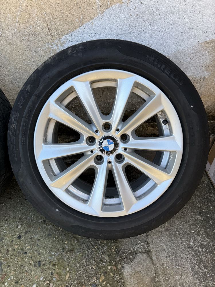 Jante bmw seria 5 F10/F11 cu cauc iarna 225/55/R17 pirelli dot 2015