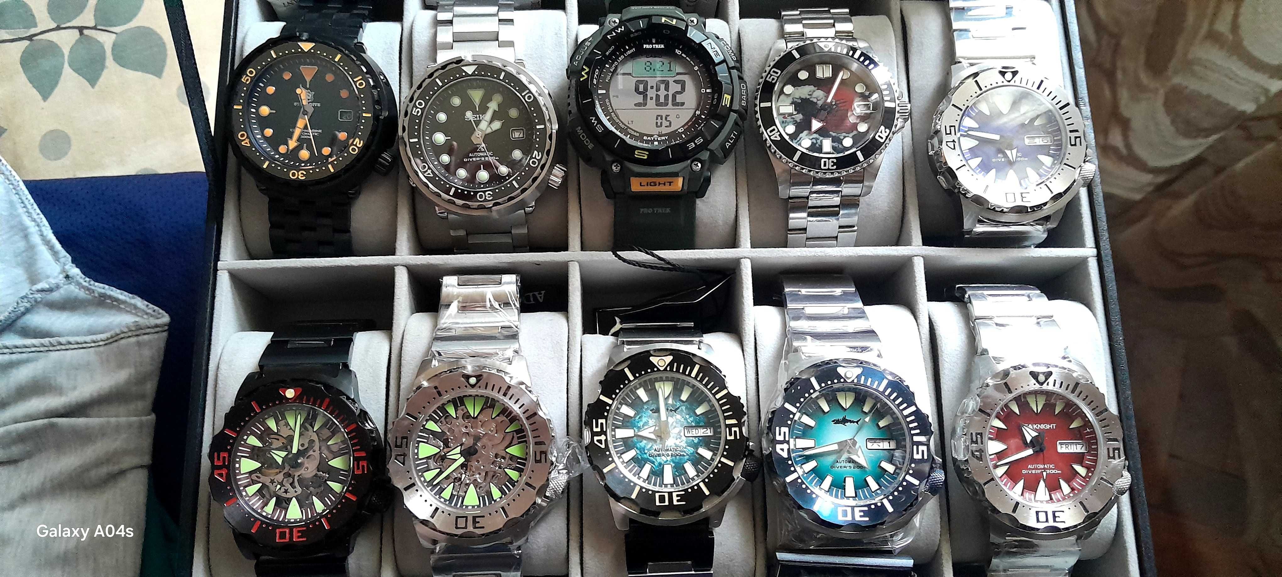 Seiko Monster Tuna Invicta Casio Pro trek Automatic Mod.