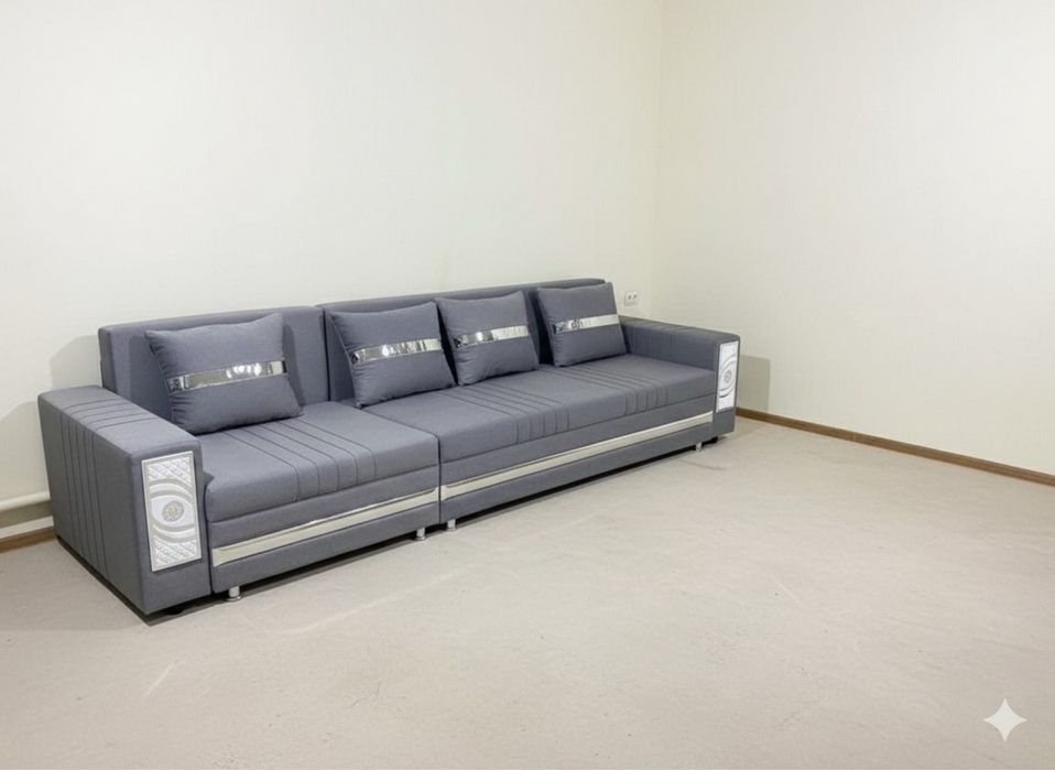 Диван Прямой Еврокнижка С Прочным Каркасом