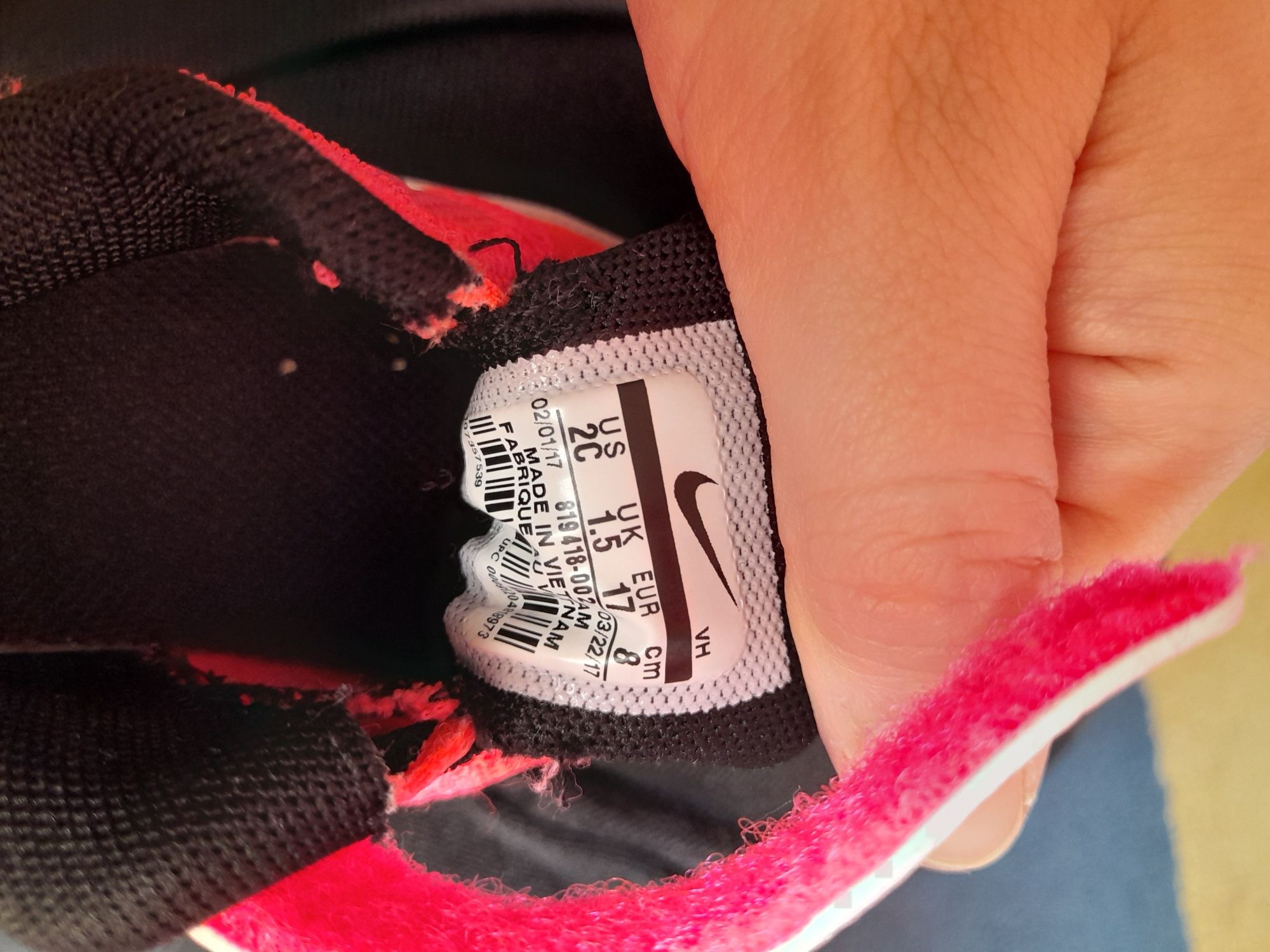 Бебешки маратонки Nike Revolution 3 цикламени