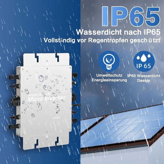 MicroInverter solar 1200W, WiFi+APP, 99.5 Eficenta,REDUS de la 2500RON