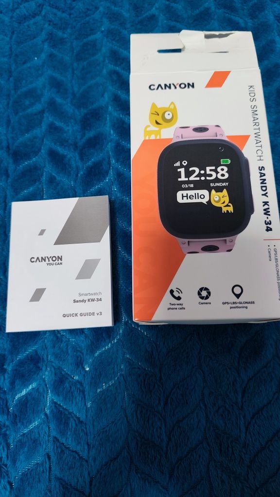 Детски smart часовник Canyon Sandy нов