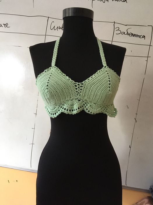 Дамски плетен топ