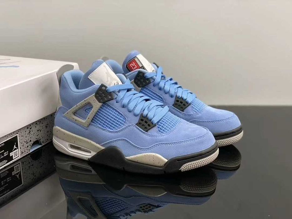 !LIVRARE 4.99 LEI! NIKE Air Jordan4 University Blue Ediție Limtata