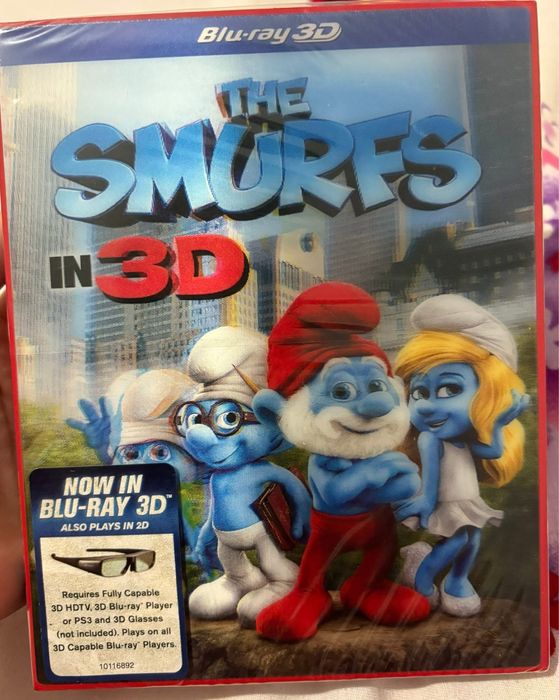 Blu-ray-Смърфовете.  Във фабричен целофан.