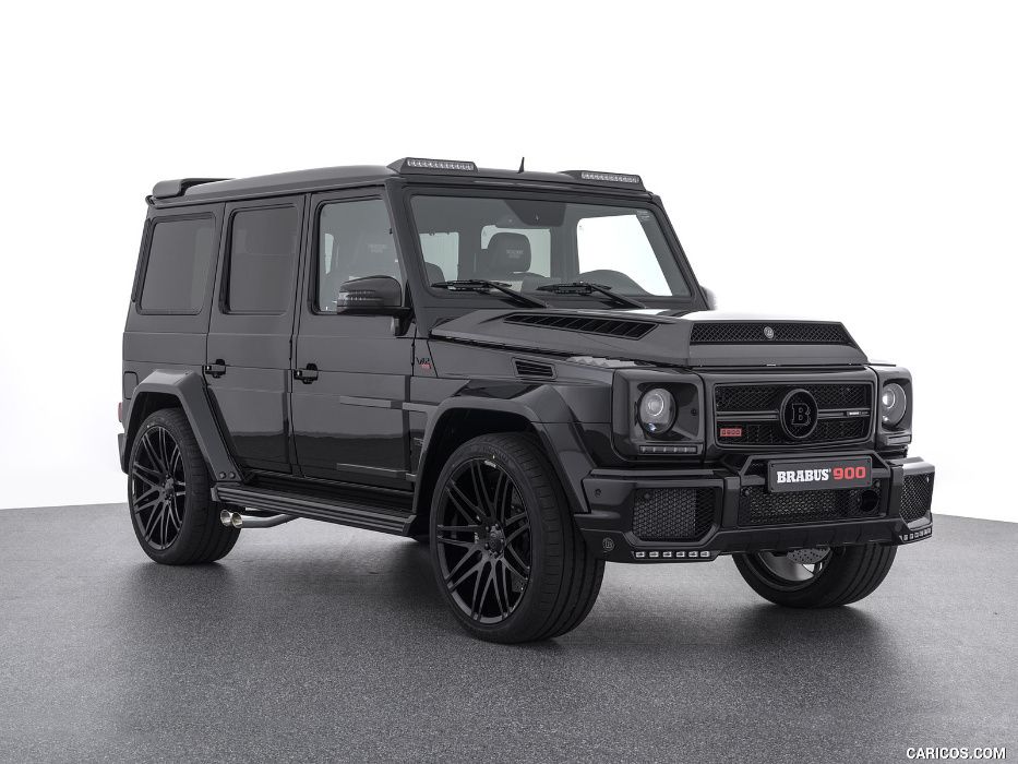 Карбон спойлер + Лед светлини BRABUS Mercedes G / ОРИГИНАЛ