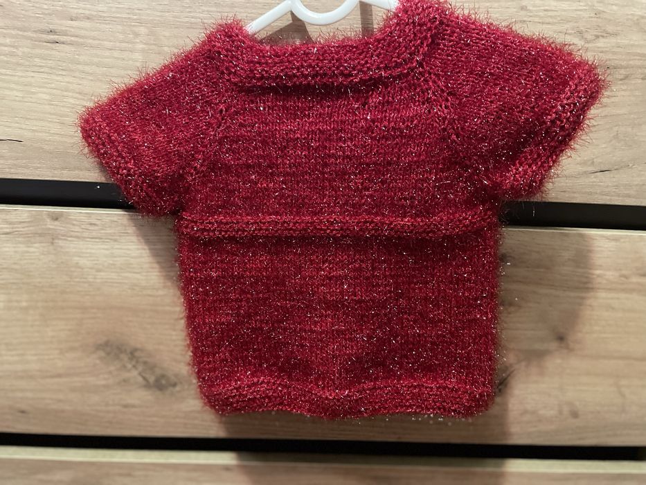 Плетено бебешко елече