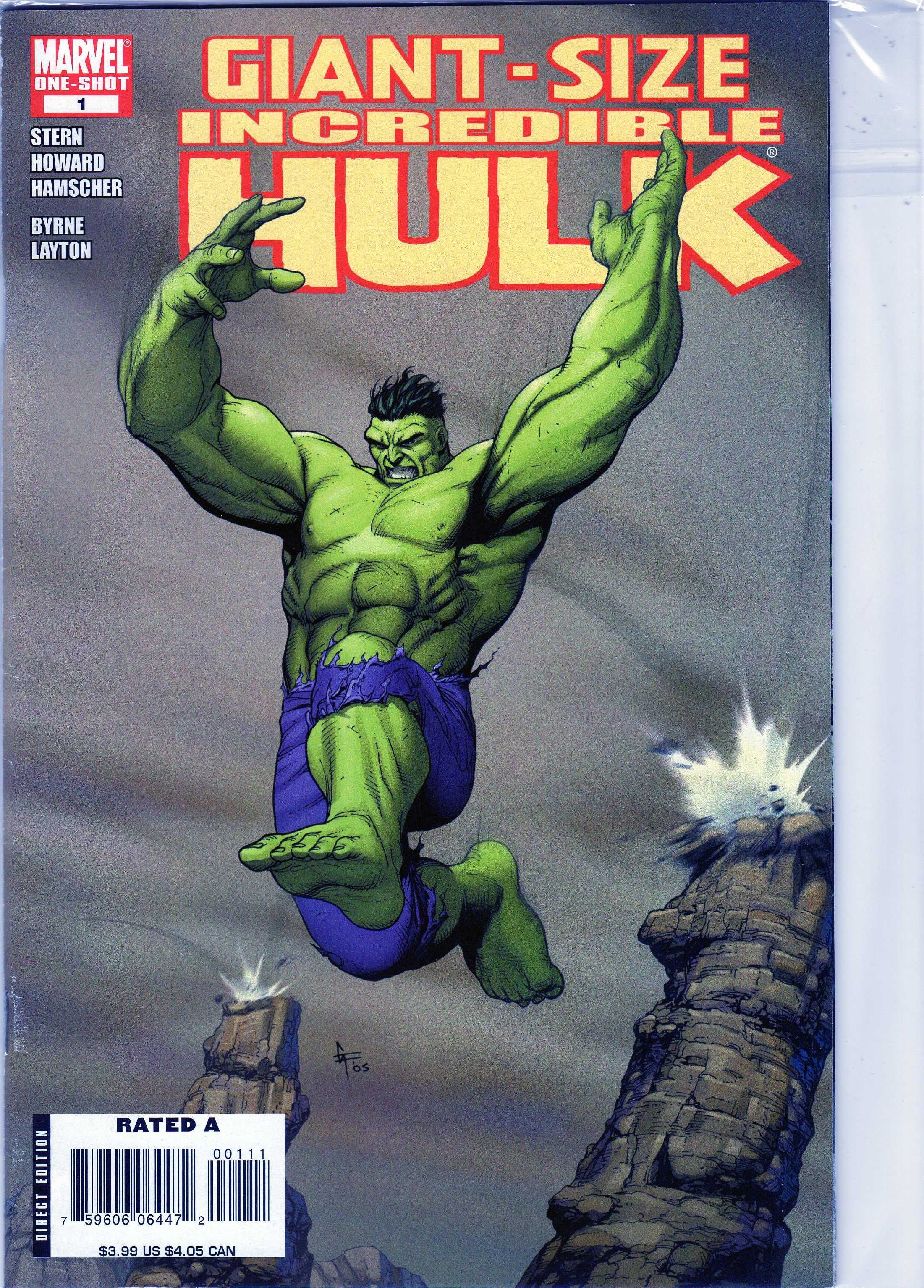 Giant-Size Incredible Hulk #1 Marvel One-Shot - benzi desenate
