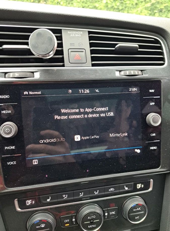 App Connect Activare Apple Carplay Android Auto Volkswagen Golf 7  Pas