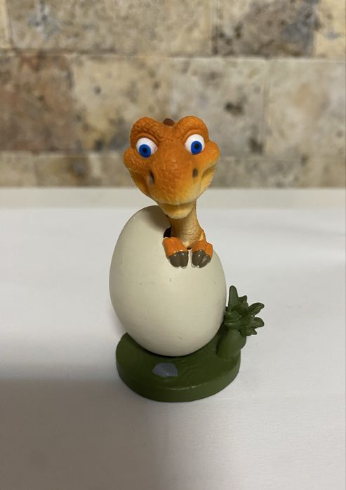 Figurina rară Ice Age 2-3 2009 Fox Baby Dino în ou