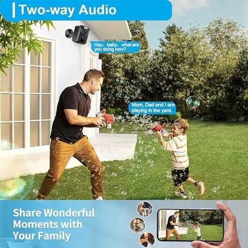 Нова Водоустойчива Соларна 2K Камера с PIR Детектор и Двупосочно Аудио