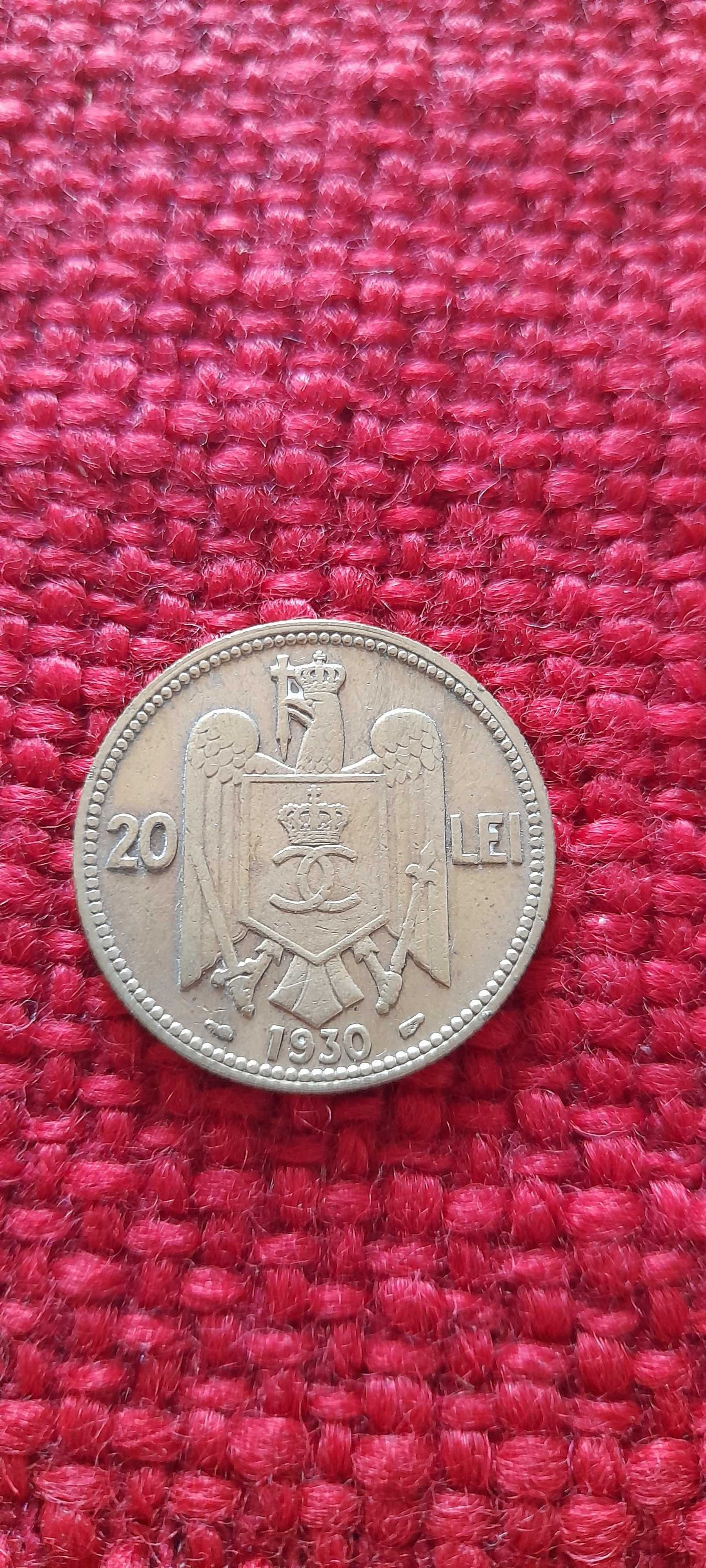 Moneda 20 lei 1930