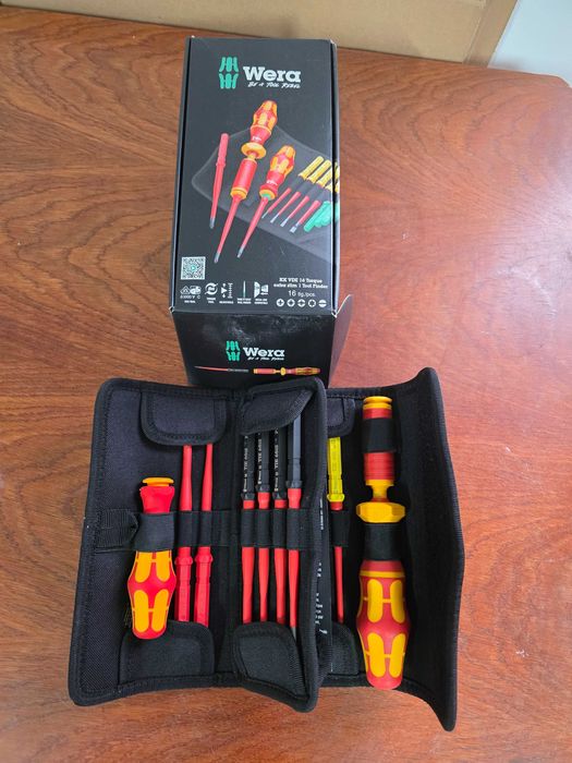 Set scule Wera Kraftform Kompakt Turbo i 1 cu 16 piese si husa