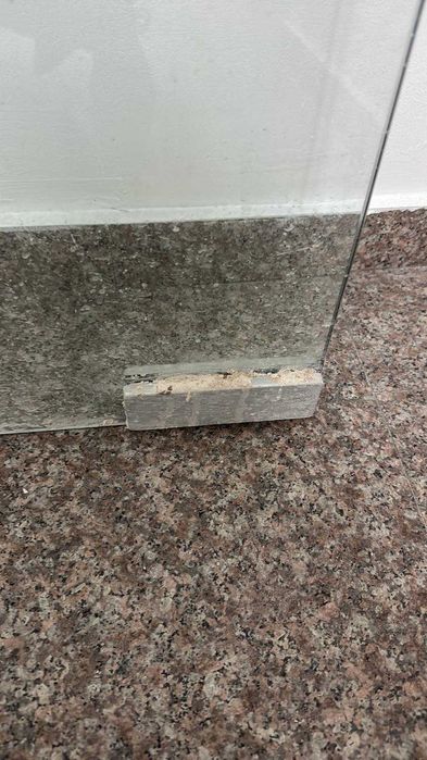 стъклена врата с дръжка 1 м/2.1 м