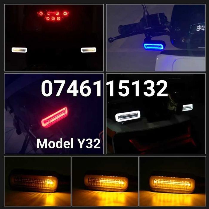 Moto Motocicleta Atv Scuter-Semnalizare-Semnalizari LED Dinamice-Y32