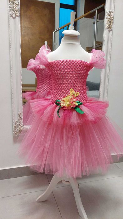 Rochita TUTU Floare Viorea Brandusa Mac Bujor Mac Crin serbare carnava