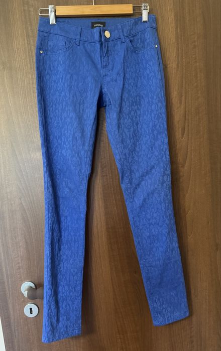 Blugi skinny Motivi albastri cu model - masura 36