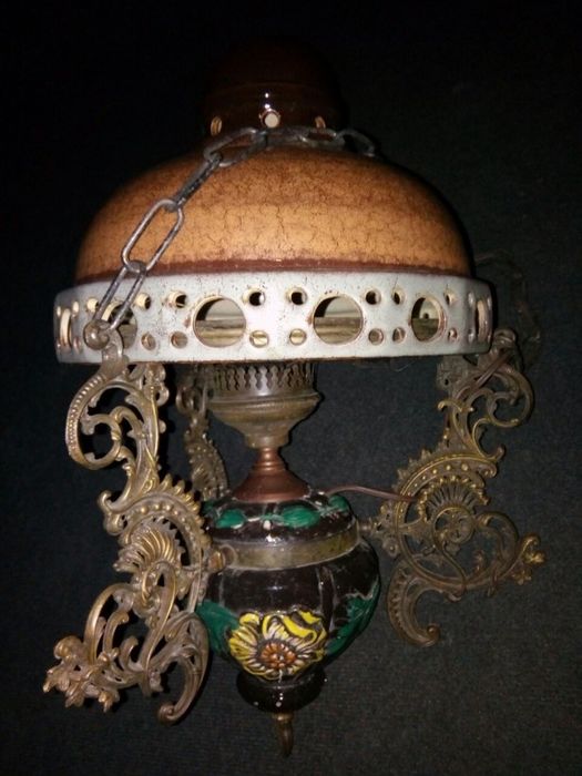 Superba lampa de tavan majolica