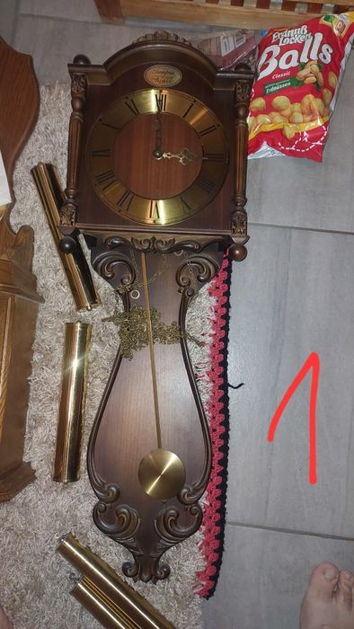 Ceas perete cu pendulä si  BIG BENG de podea