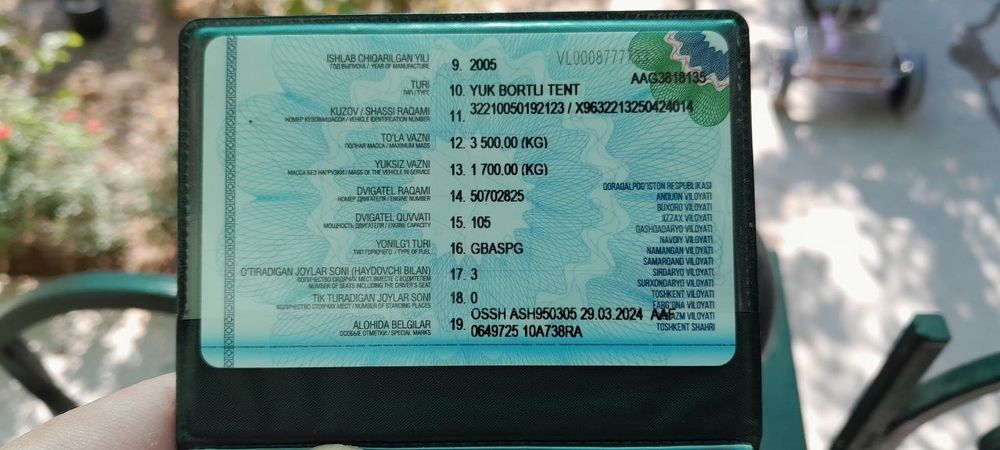 Gazel sotiladi 4.20 m