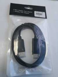 Cablu convertor Displayport tata - HDMI tata