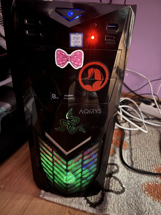 Vand Pc intel core i3-9100f si rx580 8gb