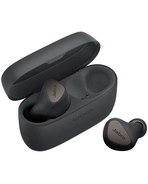 Безжични Слушалки Jabra - Elite 4, TWS, ANC, сиви
