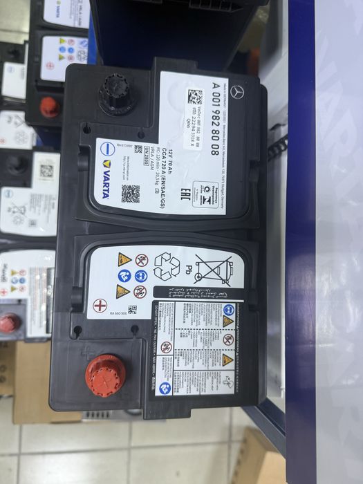 Аккумулятор 24/7.  AGM 80 ah. 75 Ah Akkumulyator Originally