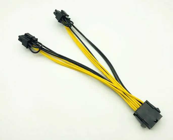 Adaptor splitter alimentare placa video PCIEx 6 8 6+2 pini MOLEX PCI-E