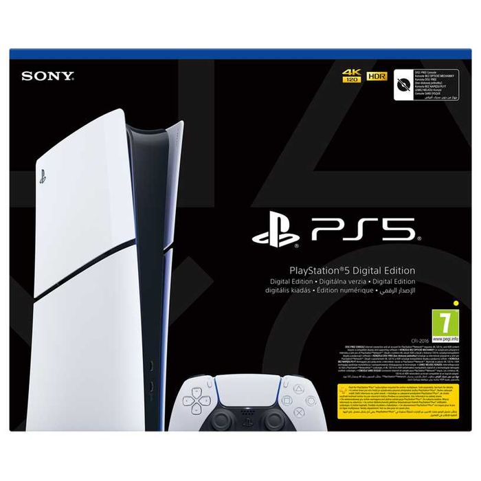 PlayStation 5 Slim + Blu-ray Drive CFI-ZDD1 | CFI-2116 + 2Игри Подарък