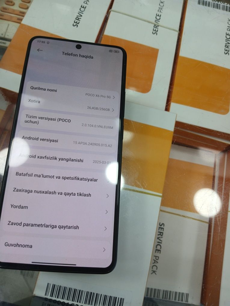 Poco  x6  pro 5G
