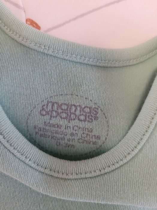 3 броя унисекс бодитa с дълъг ръкав Mamas and Papas