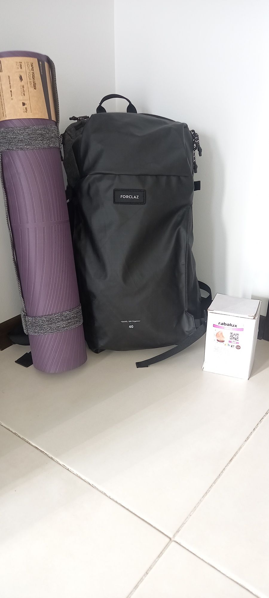 Wellness Kit,rucsac+saltea Yoga+lampă de sare
