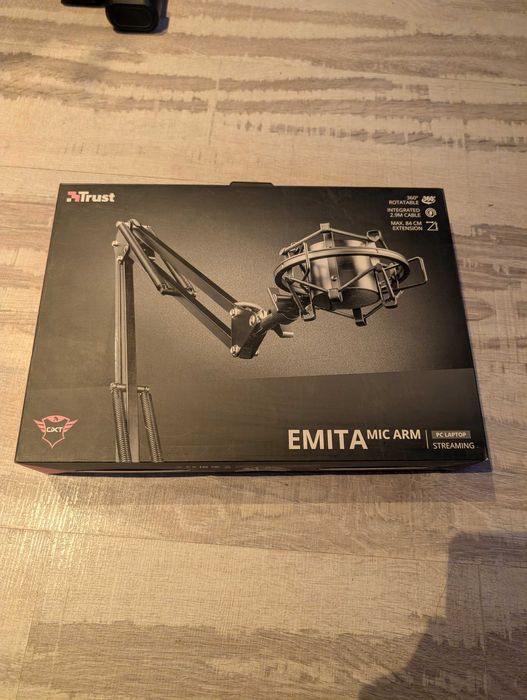 Brat microfon Trust GXT 253 Emita Boom Arm