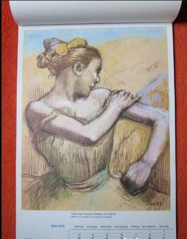 arta 1976 print 12 pt inramat-Picasso,Edvard Munch,Toulouse-cadou rar