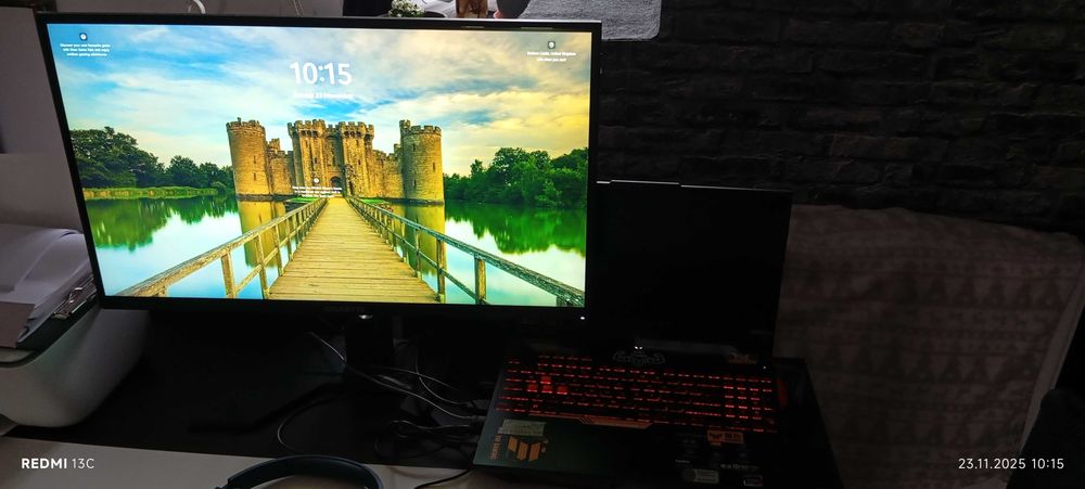 Laptop Asus Tuf15 + Monitor 27" gaming