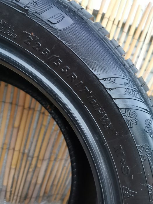 2 anvelope 225/55/17 Dunlop Winter M+S