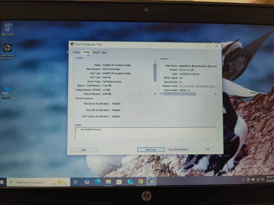 Laptop HP elitebook i5 Ram 8Gb video 4GB ssd win10 office GTA CSGO