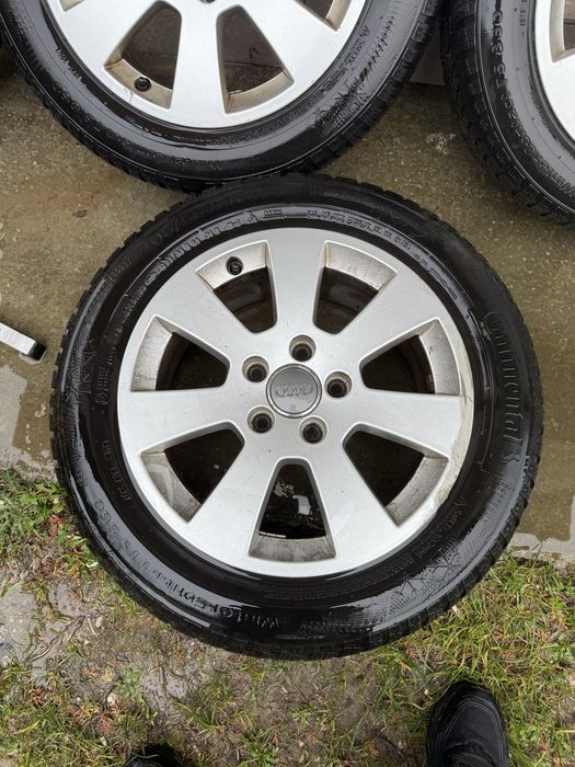 Vand Jante Audi originale + Cauciucuri de iarnă Continental 205/55/R16